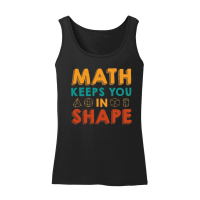 Product Math Keeps you in Shape Math Teacher Women’s Tank Top