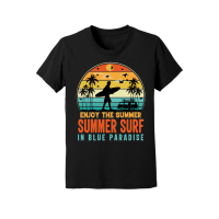 Product Enjoy The Summer Summer Surf In Blue Paradise Youth Jersey Tee