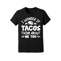 Product I Wonder If Tacos Think About Me Too Youth Jersey Tee