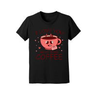 Product Retro Valentine Coffee Sublimation Youth Jersey Tee