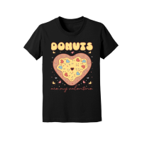 Product Retro Valentine Donut Sublimation Youth Jersey Tee