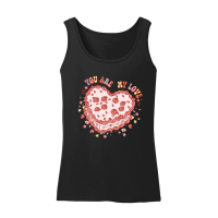 Product Retro Valentine Heart Cake Sublimation Women’s Tank Top