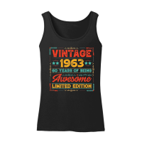 Product Vintage 1963 Being Awesome Limited Edition Birthday Women’s Tank Top