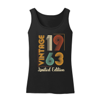 Product Vintage 1963 Limited Edition 60th Birthday Women’s Tank Top
