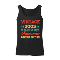 Product Vintage 2005 Being Awesome Limited Edition Birthday Women’s Tank Top