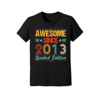 Product Awesome Since 2013 Limited Edition Birthday Youth Jersey Tee