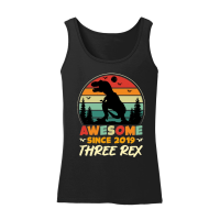 Product Awesome Since 2019 Three Rex Women’s Tank Top