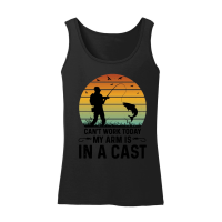 Product Can't Work Today My Arm is in a Cast Fishing Women’s Tank Top
