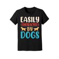 Product Easily Distracted by Dogs Youth Jersey Tee