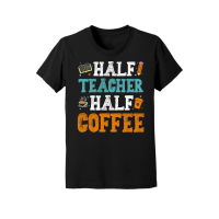 Product Half Teacher Half Coffee Youth Jersey Tee