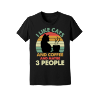 Product I Like Cats And Coffee and Maybe 3 People Youth Jersey Tee