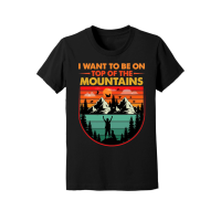 Product I Want To Be on Top Of The Mountains Hiking Youth Jersey Tee