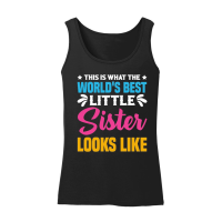 Product World's Best Little Sister Looks Like Women’s Tank Top