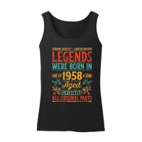 Product Legends Were Born In 1958 Birthday Women’s Tank Top