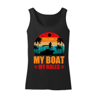Product My Boat My Rules Fishing Lover Women’s Tank Top