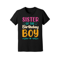 Product Sister Of The Birthday Boy Youth Jersey Tee