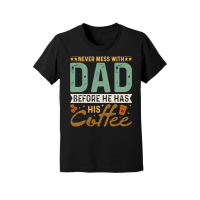 Product Never Mess With Dad Before He Has His Coffee Youth Jersey Tee