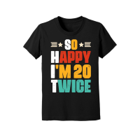 Product So Happy I'm 20 Twice Birthday Youth Jersey Tee