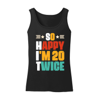 Product So Happy I'm 20 Twice Birthday Women’s Tank Top