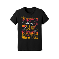 Product Stepping Into my 50th Birthday Like a Boss Youth Jersey Tee