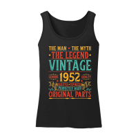 Product The Man The Myth The Legend Vintage 1952 70th Birthday Birthday Women’s Tank Top
