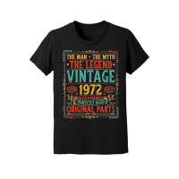 Product The Man The Myth The Legend Vintage 1972 50th Birthday Youth Jersey Tee