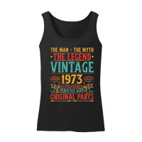 Product The Man The Myth The Legend Vintage 1973 Birthday Women’s Tank Top