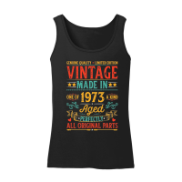 Product Vintage Made In 1973 Birthday Women’s Tank Top