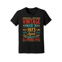 Product Vintage Made In 1973 Birthday Youth Jersey Tee