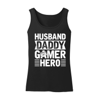 Product Husband Daddy Gamer Hero Women’s Tank Top