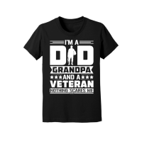 Product I'm a Dad Grandpa And a Veteran Nothing Scares Me Youth Jersey Tee