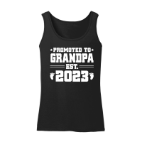 Product Promoted to Grandpa Est 2023 Women’s Tank Top