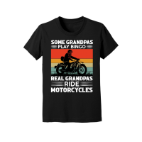 Product Some Grandpas Play Bingo Real Grandpas Ride Motorcycles Youth Jersey Tee