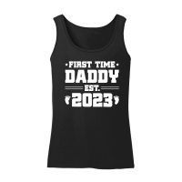 Product First Time Daddy Est 2023 Women’s Tank Top
