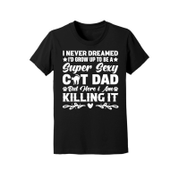 Product Grow Up To Be A Super Sexy Cat Dad Youth Jersey Tee