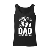 Product Promoted to Dad Est 2023 Women’s Tank Top