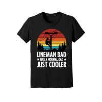 Product Lineman Dad Like a Normal Dad just Cooler Youth Jersey Tee
