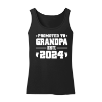 Product Promoted to Grandpa Est 2024 Women’s Tank Top