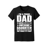 Product I'm A Proud Dad Of An Awesome Daughter Youth Jersey Tee