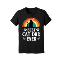 Product Best Cat Dad Ever Youth Jersey Tee