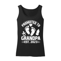 Product Promoted to Grandpa Est 2023 Women’s Tank Top
