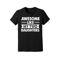Product Awesome Like My Two Daughters Father's Day Youth Jersey Tee