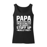 Product Papa Knows Everything Women’s Tank Top