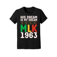 Product Vintage His Dream Is My Dream! MLK, Martin Luther King Jr. Youth Jersey Tee