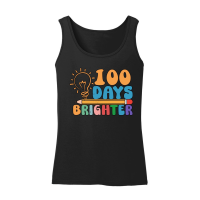 Product 100 Days Brighter Funny School Women’s Tank Top