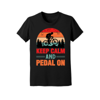 Product Keep Calm And Pedal On Cycling Youth Jersey Tee