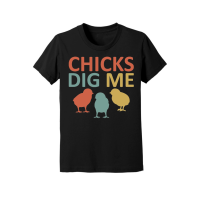 Product Chicks Dig Me Funny Chicken Youth Jersey Tee