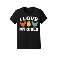 Product I Love My Girls Funny Chicken Youth Jersey Tee