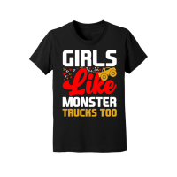 Product Girls Like Monster Trucks Too Youth Jersey Tee