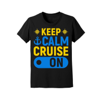 Product Keep Calm Cruise On Youth Jersey Tee